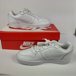 Nike Ebernon Low AQ1779-100 Women's White Leather Low Top Sneaker Shoes Size 10